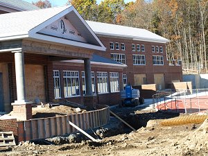 Front Entrance to PE Building